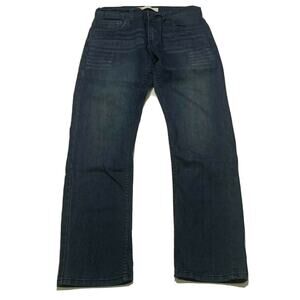 Levi's 511 Slim Tapered Leg Jeans Size 14 W27 Men's Blue Denim Stretch Low Rise